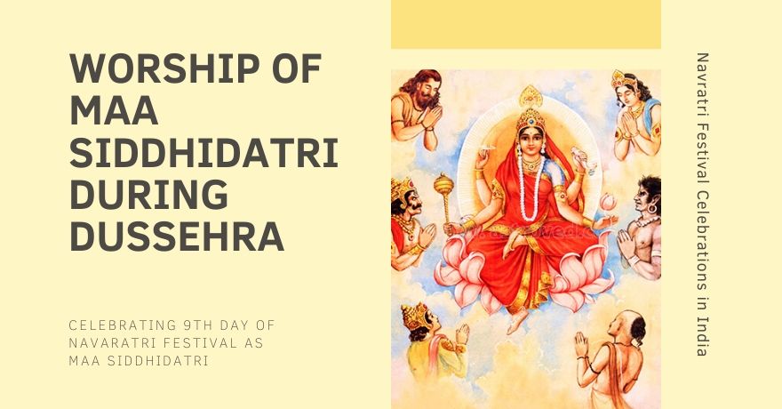 Navratri Ninth Day : Worship Maa Siddhidatri