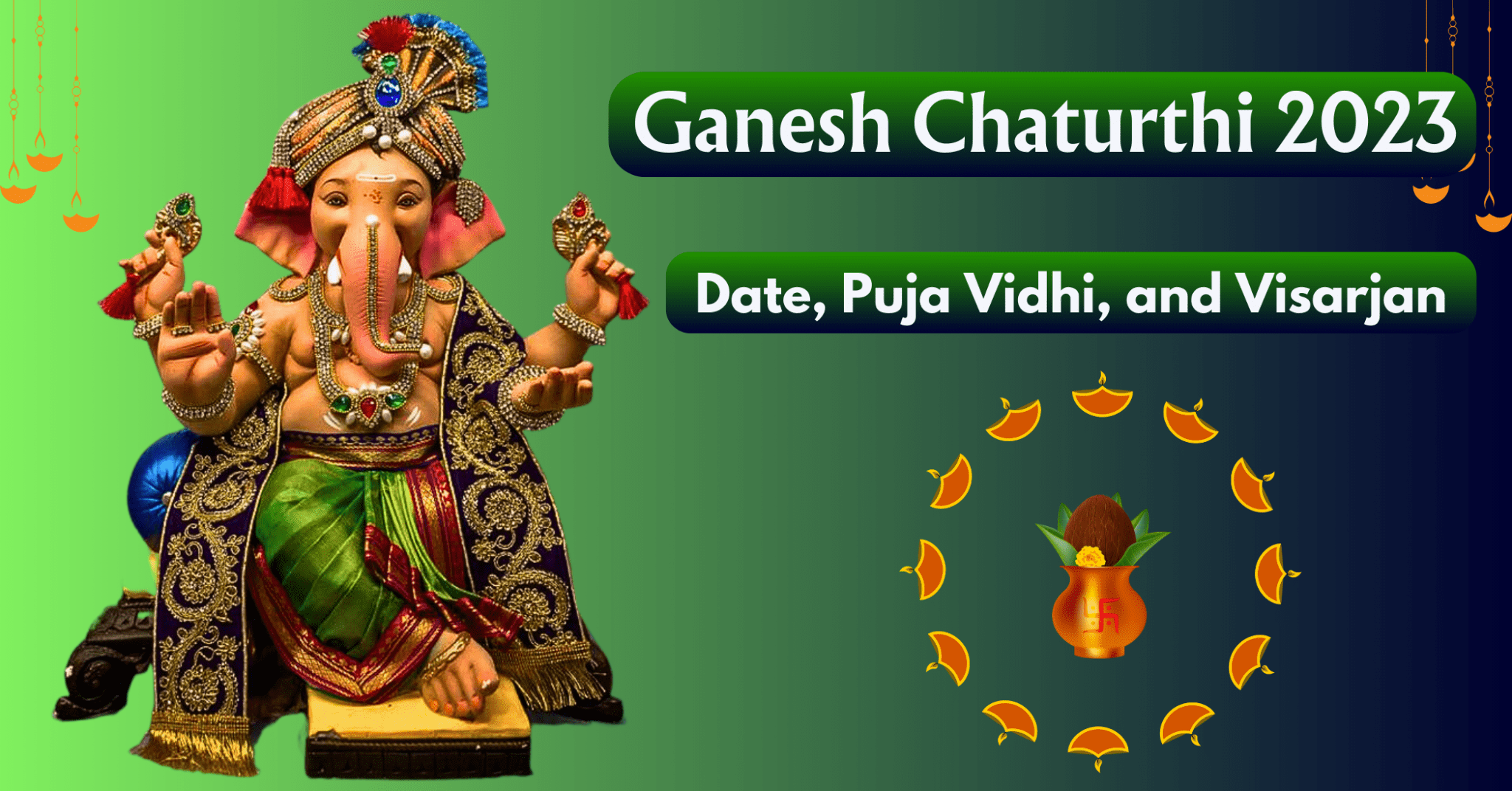 Mark Calendar for Ganesh Chaturthi 2023: Date, Visarjan, and Puja Vidhi