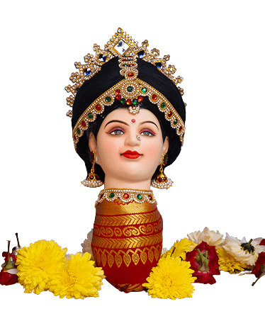 Lakshmi face pop for varamahalakshmi Festival Beautiful Face and Decoration.