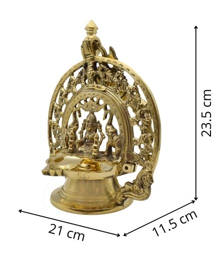 Gajalakshmi Hanging Vilakku Diya