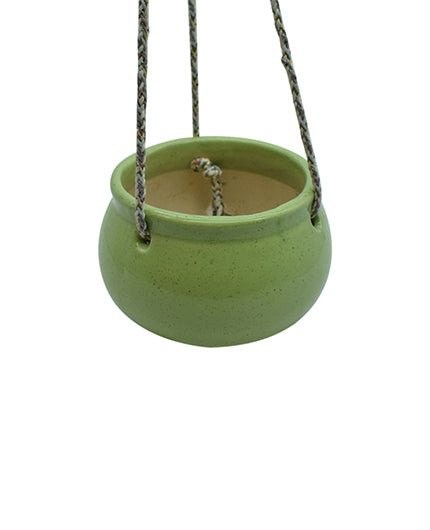 Hanging Ceramic Round Planter Pot