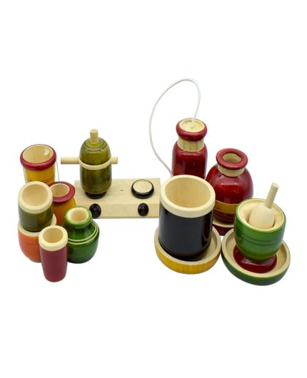 Chennapatna Kitchen Play Set Toys