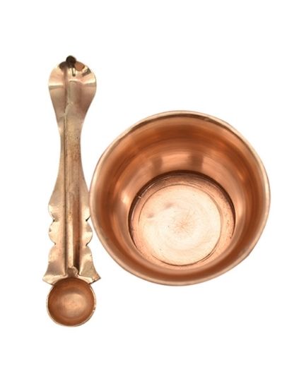 panchapatra set with Spoon for Puja (7 Cm)