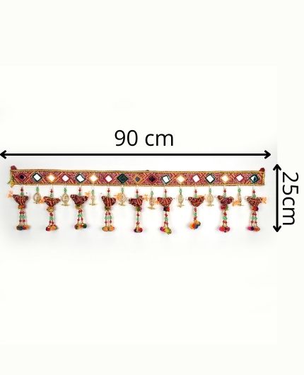 Plastic Beads Bird Design Toran