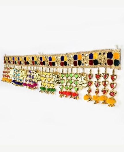 Multicolor Bead Design Door Bandarwar for Diwali
