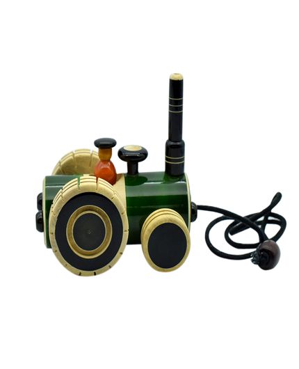 Channapatna Pull Along Tractor Toy