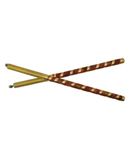 Wooden Dandiya Sticks for Kids Pair of 2