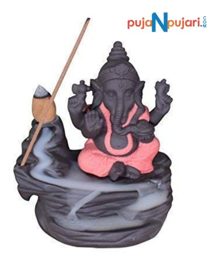 Decorative Ganesha Smoke Fountain Backflow Cone