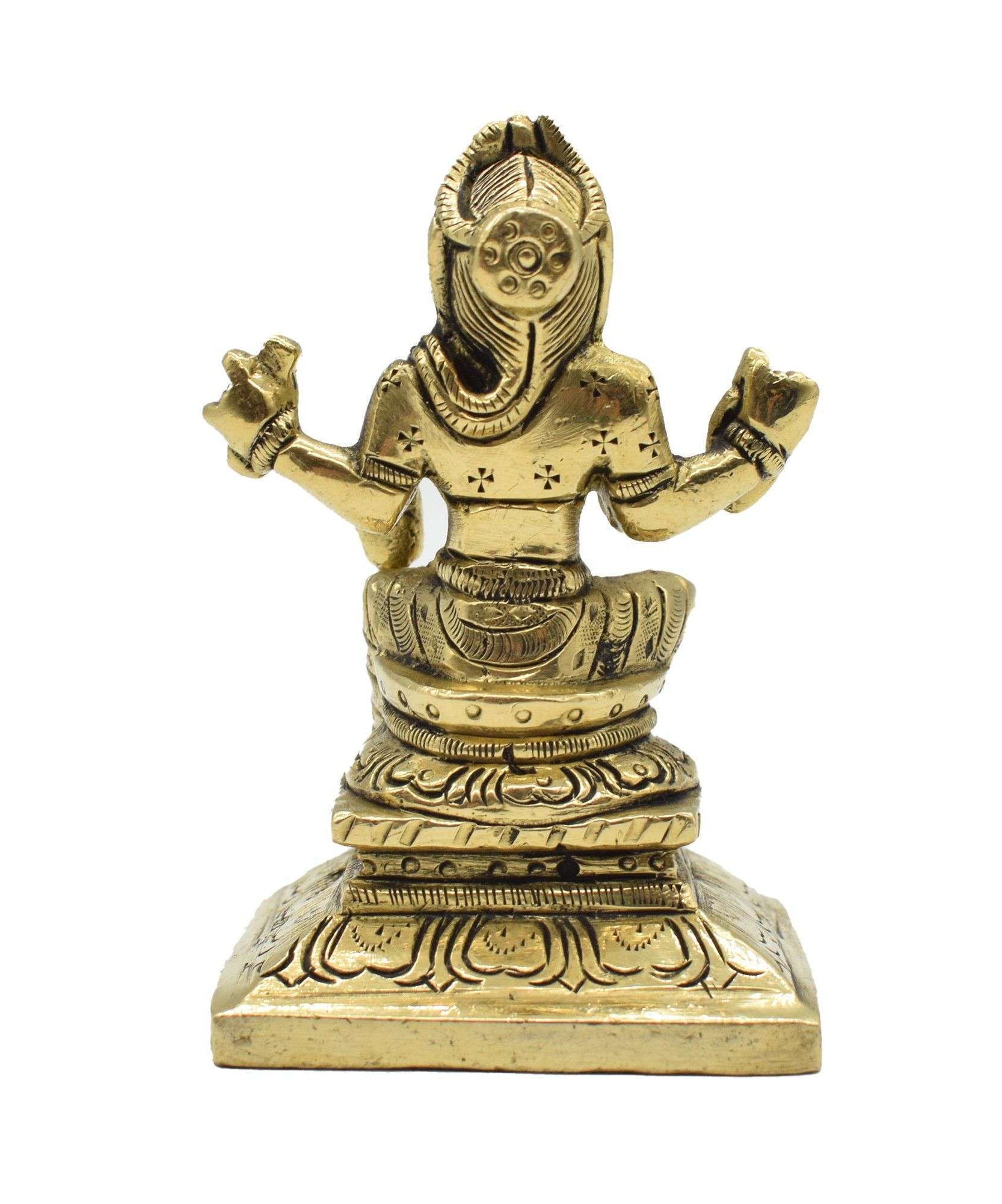 Raja Rajeshwari with Peetha Prabhavali Idol