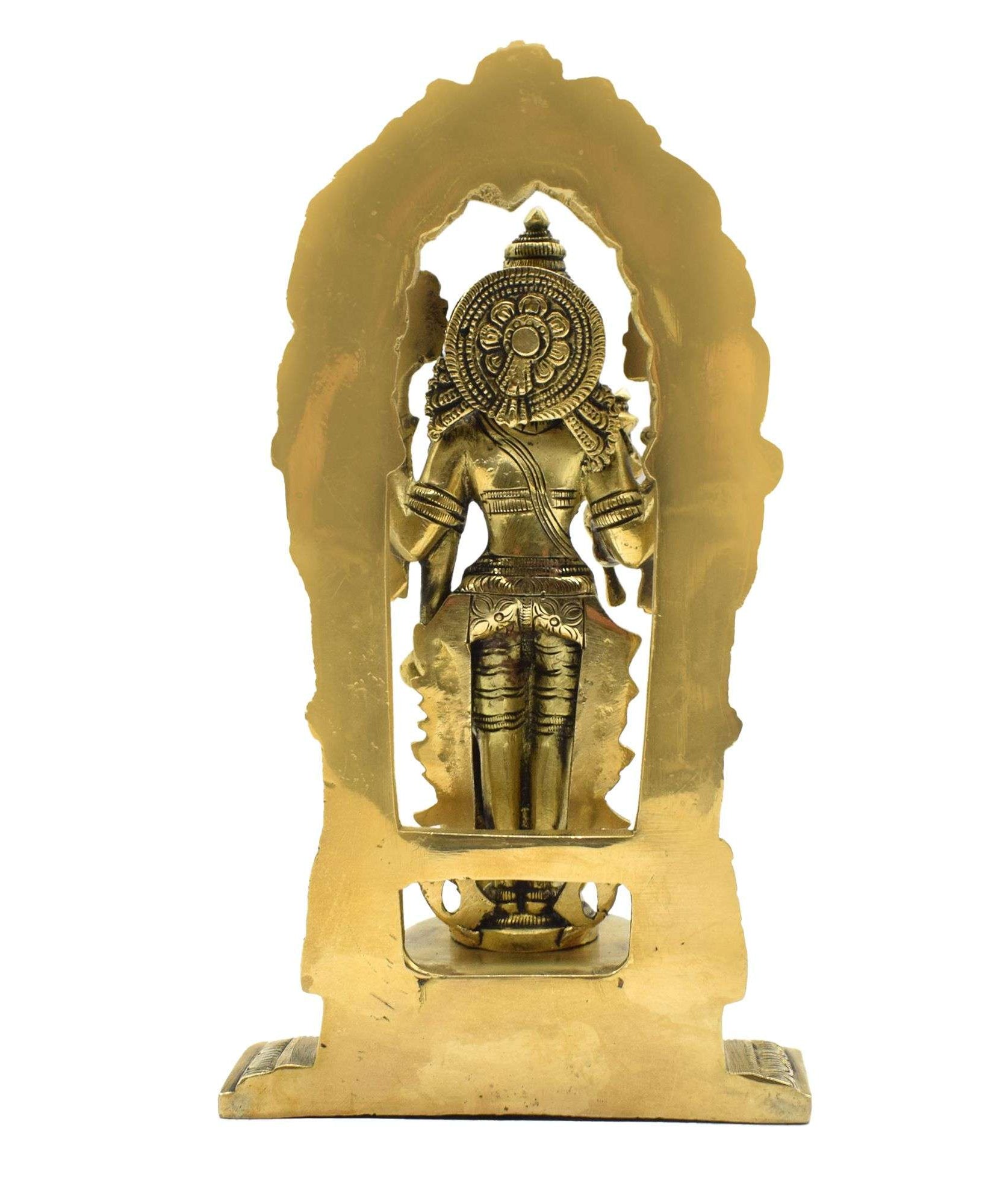 Brass Vishnu Showpiece Idol for Home Decoration and Gifting