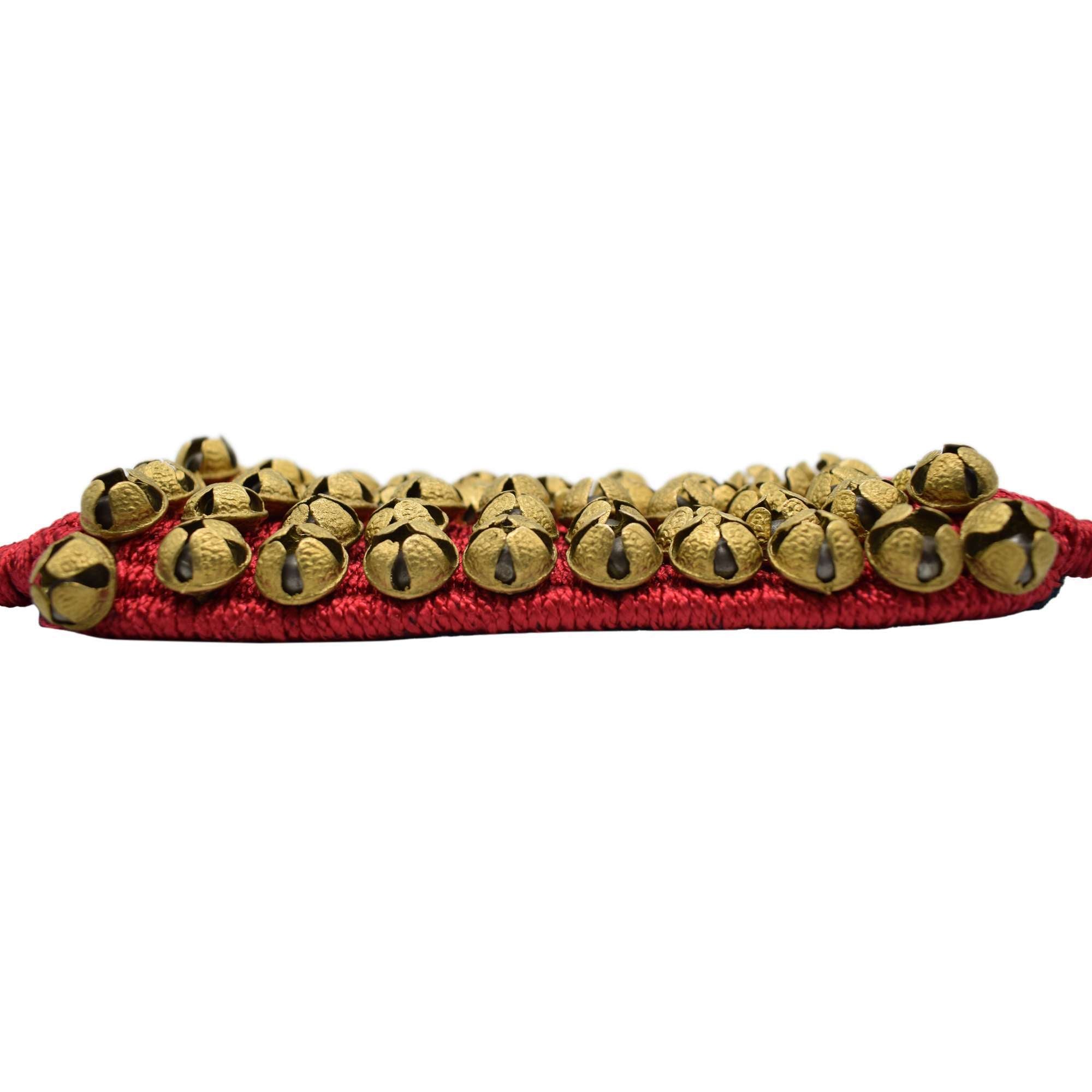 red Kathak Ghungroo(2)Two Line Big Dancing Bells