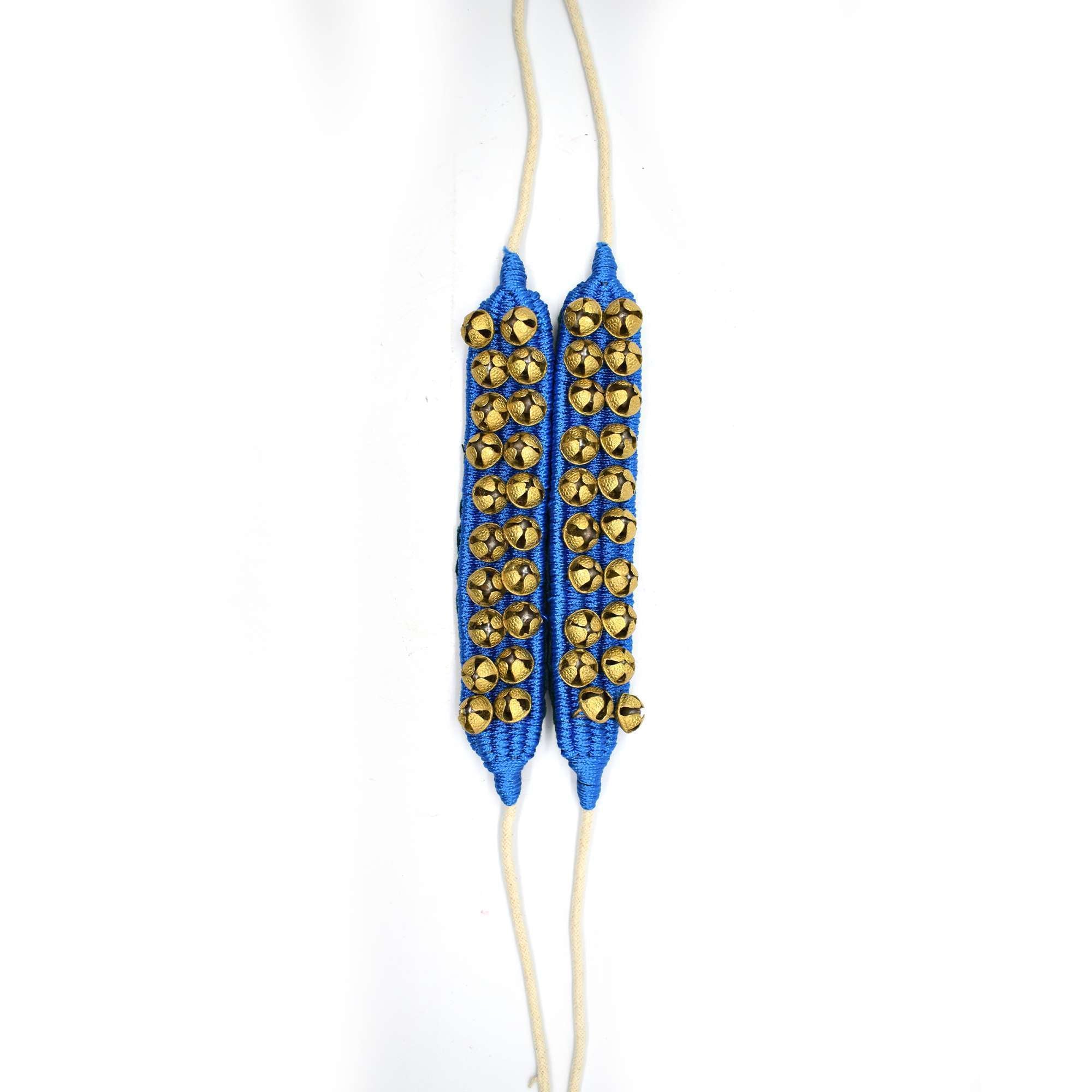 Ocean Blue Kathak Ghungroo(2)Two Line Big Dancing Bells