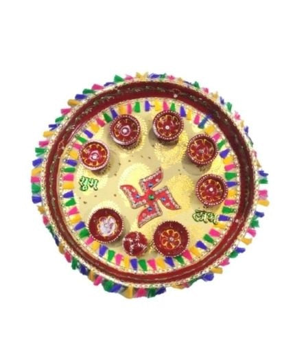 Aarti Pooja Thali Set for Pooja Room, Diwali and Return Gifts