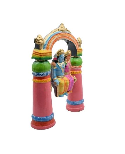 Jhula Radha Krishna Golu Dolls for Navaratri