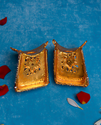 Brass Varalakshmi Hands And Legs With Stone -Puja N Pujari