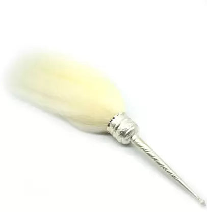 Chawar / Chaur Sahib Sacred Fly Whisk for Gurudwara, Mandir & Pooja