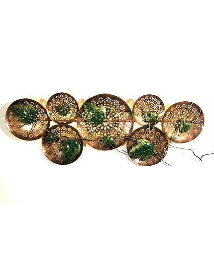 Circle Shape Wall Decor with LED Lights