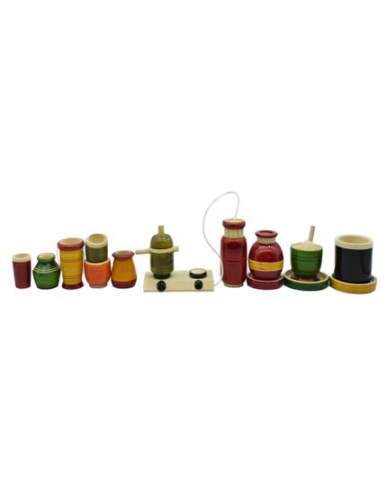 Chennapatna Kitchen Play Set Toys