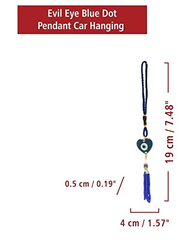 Blue Dot Evil Eye Protection Wall and Car Hanging