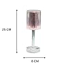 Portable Crystal Table Lamp,16 Color Touch Control Rechargeable