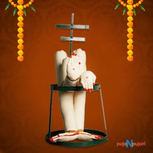 varalakshmi Saree Stand with Fabric Made Hands & Legs Decorative for Pooja Combo set