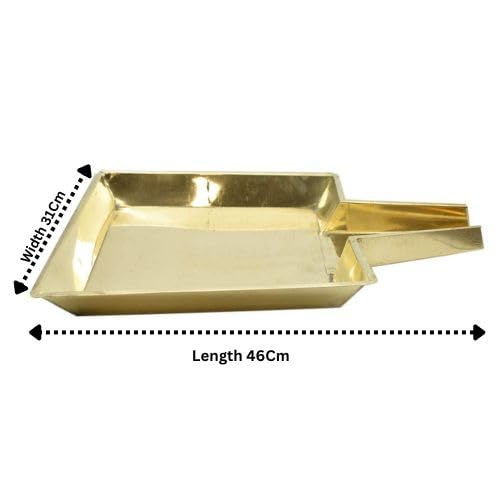 Square Design Large Abhishekam Plate for Shivalingam (46)