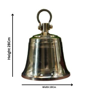 Brass Hanging Bell for Mandir Decor - Ghanti for Mandir Brass Bell Hanging.