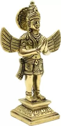 Brass Garuda in Standing Namaskara Mudra