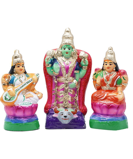 Saraswati Lakshmi Parvati Small Golu Dolls Set