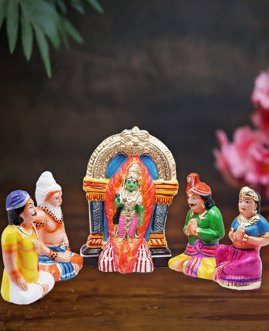 Meenakshi Birth Golu Dolls