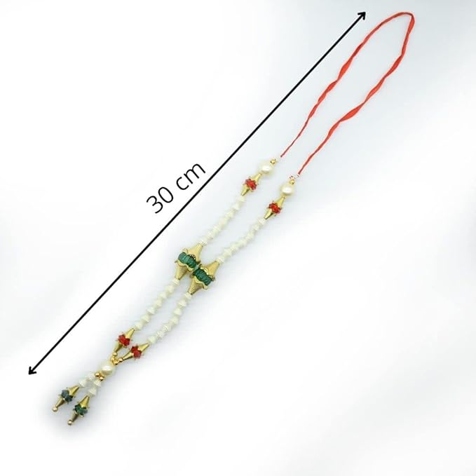 Artificial Moti Mala for God Photo Frames and Idols