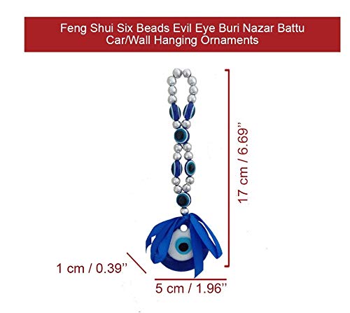 Six Ball Hanging Evil Eye for Good Luck