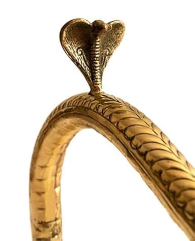 Big Ganga Aarti Diya Brass Hand Held 5 Tier Pooja 31 Diyas Lamp for Arati