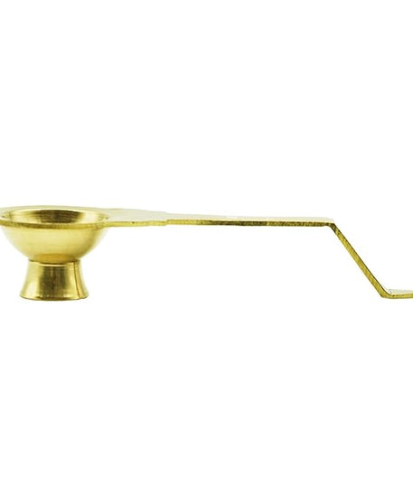 Brass Aarti Pooja Diya with Handle