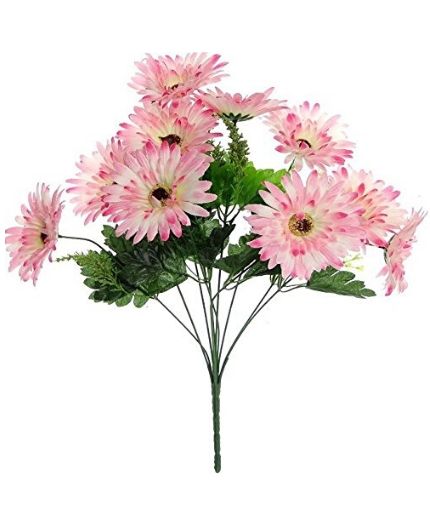 Artificial Garabara Flower Bunches Light Pink