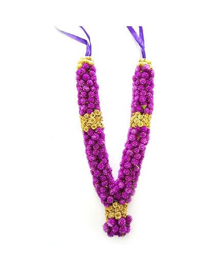 Rudraksha Flower Garland (Height 2 feet )