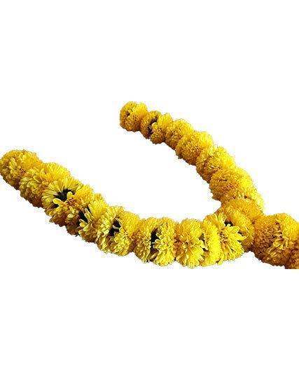 Yellow chrysanthemum Needle Garland
