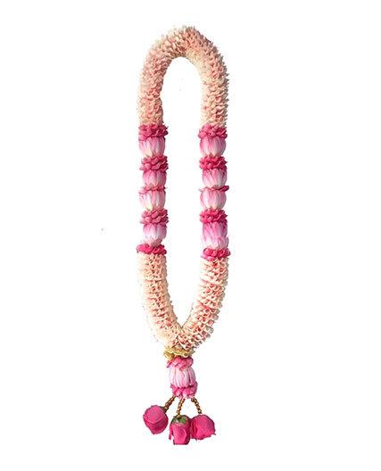 Lotus With Petal Garland- (set of 2 )