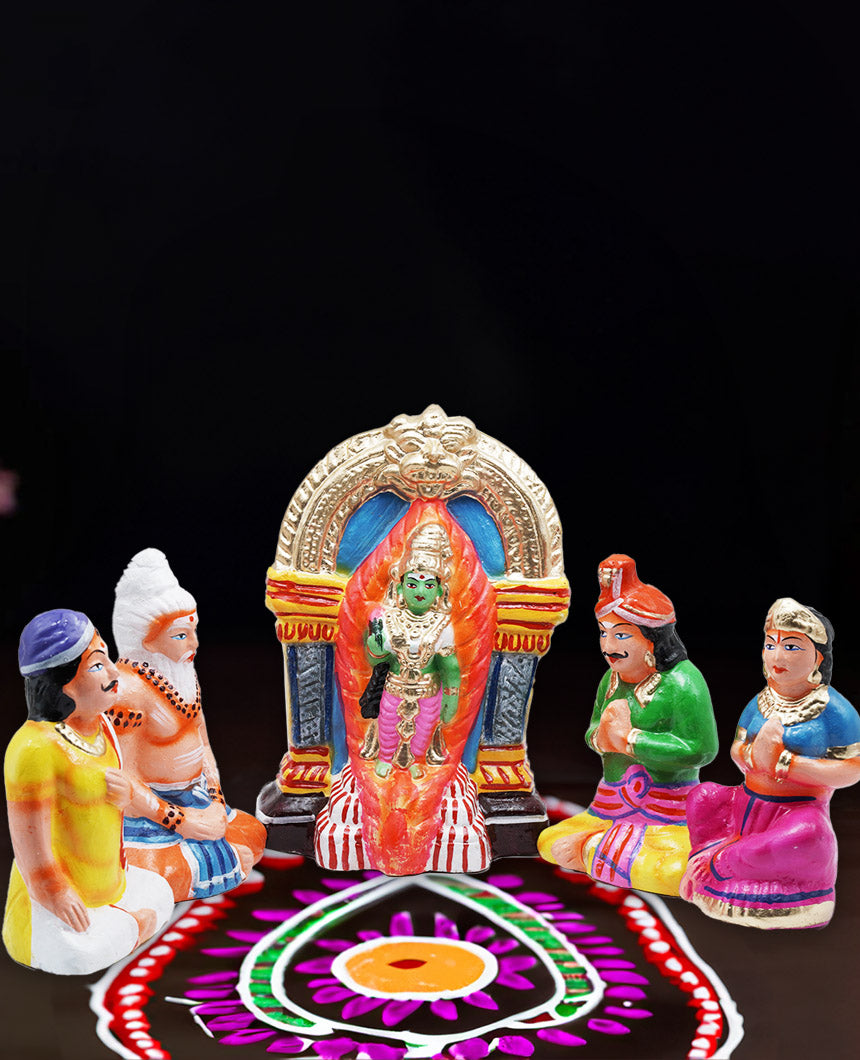 Meenakshi Birth Golu Dolls