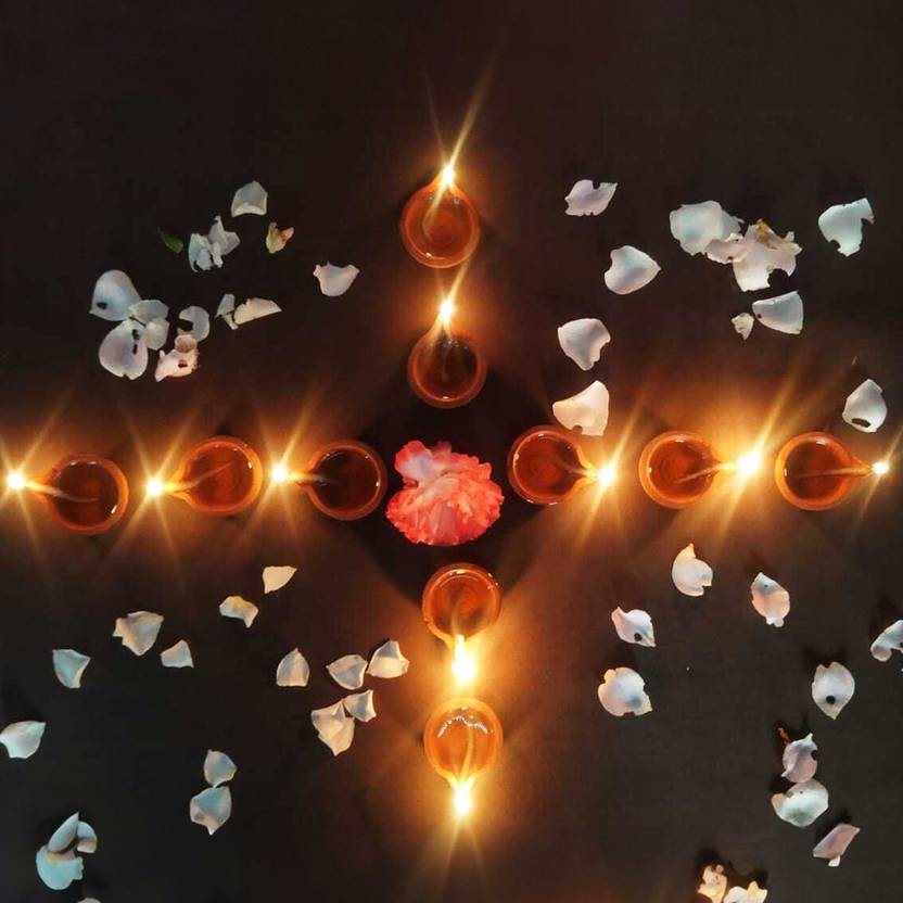 Clay Diya Set of 50 | Diwali Decoration Items for Home Decor | Decorative Diyas for Indoor and Outdoor | Mandir Decor for Puja(2 Inch,50).