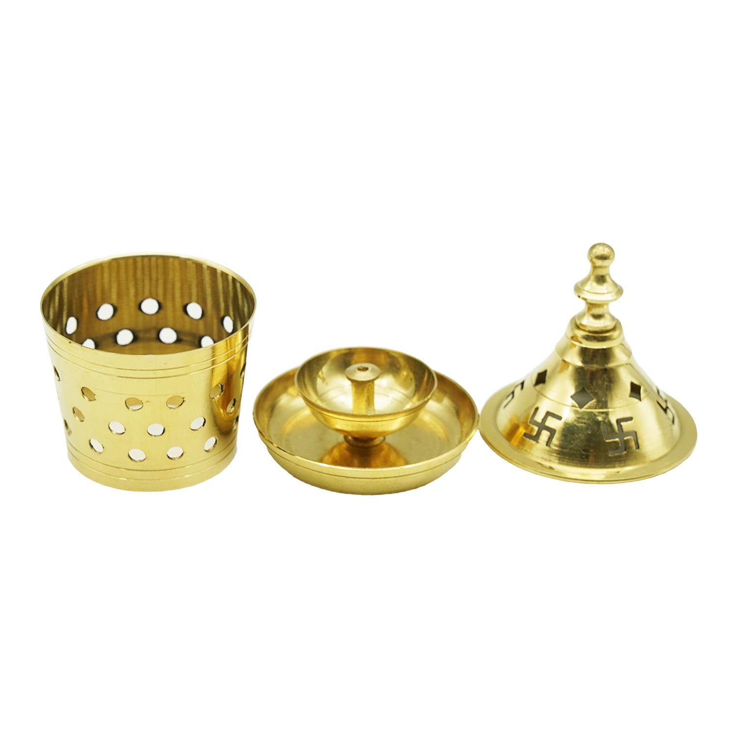 Brass Akhand Diya Kuber Deepak With Cover