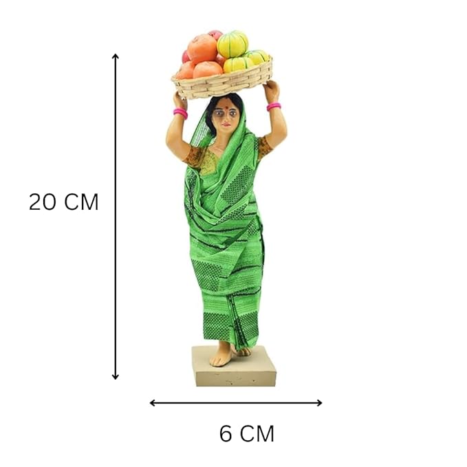 Lady Fruit Seller Kolu Bommalu/Bommai for Dussera/Navaratri