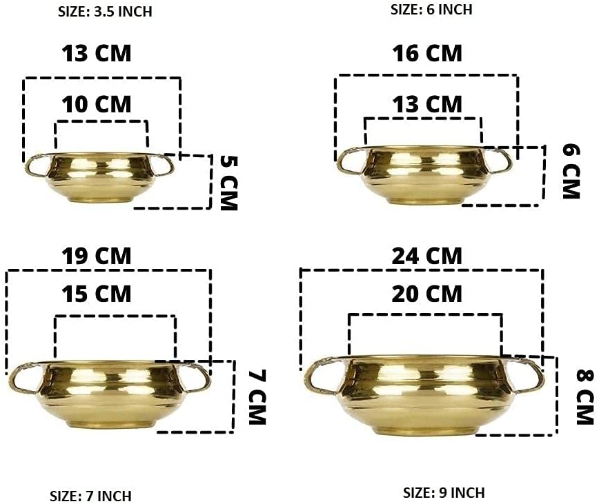 Brass Decorative Urli Bowl (Gold)