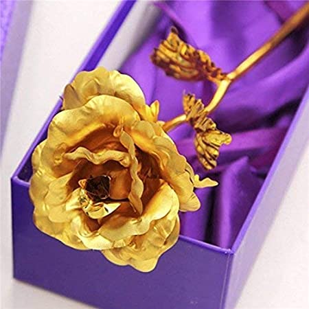 Artificial Special 24K Gold Plated Rose Flower