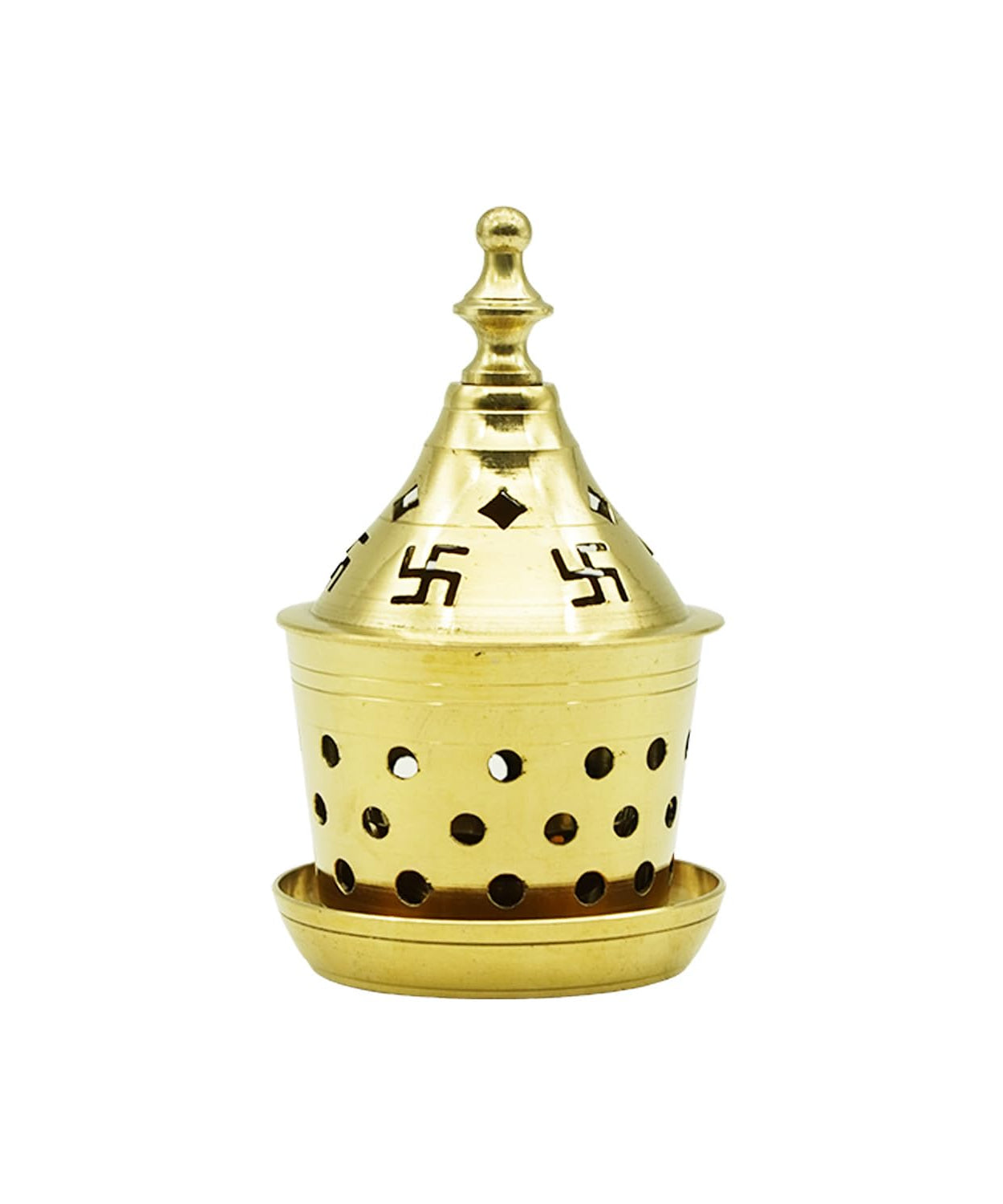 Brass Akhand Diya Kuber Deepak With Cover