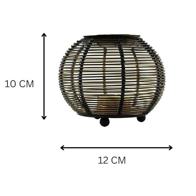 Aroma Oil Burner/Diffuser/Incense Burner/Candle Holder – 5×4 inches Black Gold