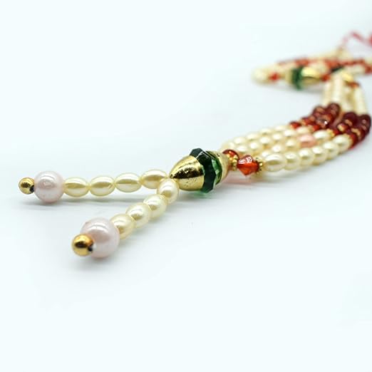 Artificial Pearl Beads Garland Moti Mala for God