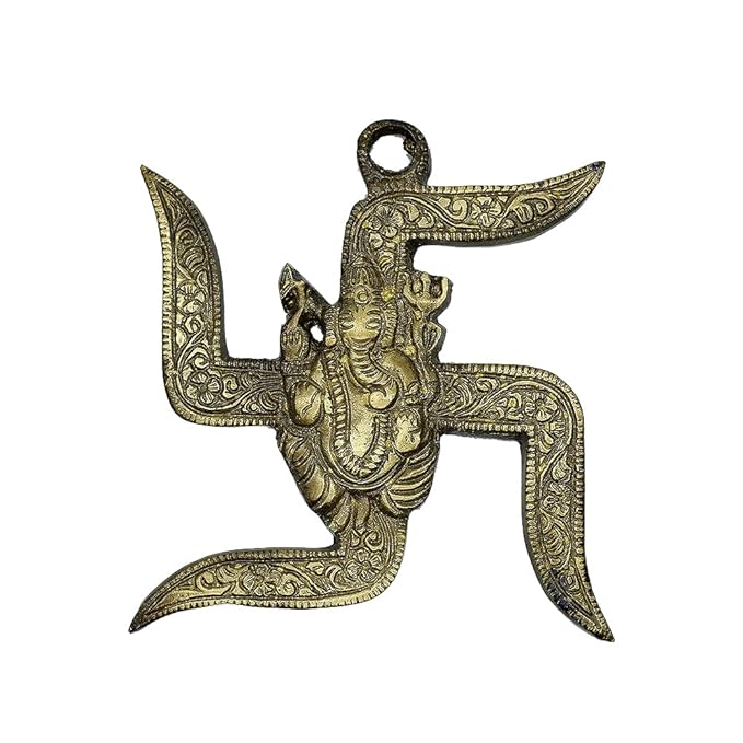 Swastik Ganesh Wall Hanging Showpiece for Home Decor