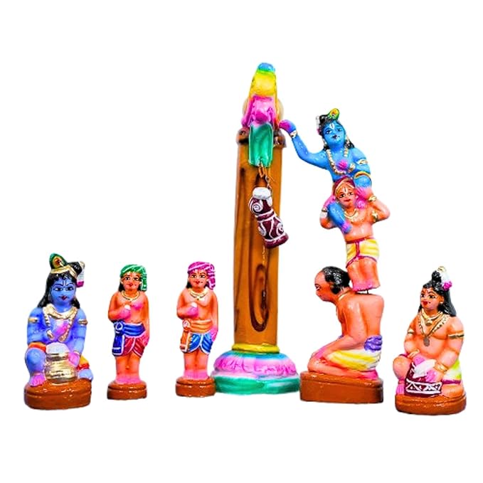 Krishnar Uriyadi Set Golu Dolls for Navaratri
