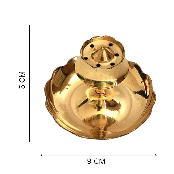 Agarabatti Stand for Pooja Room - Incense Sticks Stand with Ash Catcher